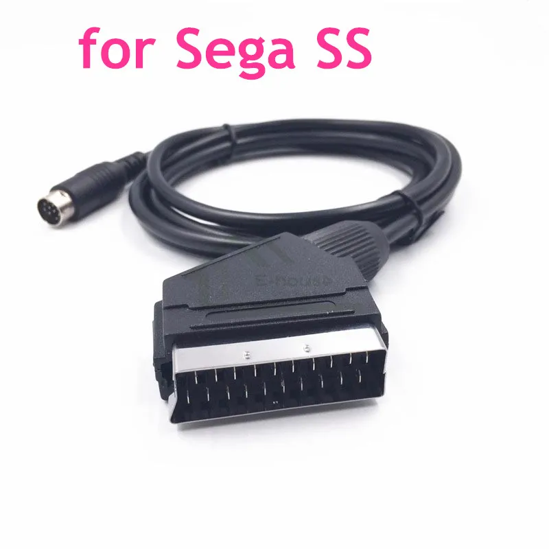 

High Quality for Sega Saturn SS RGB Cable RGB SCART Cable Cord TV Lead for NTSC Consoles