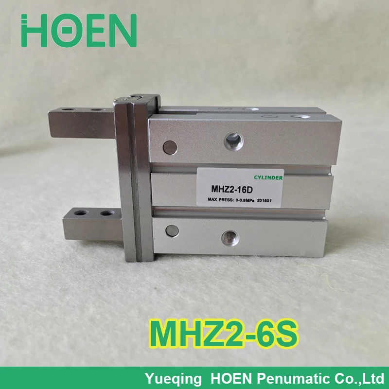 

High quality Single acting normally open mini grippers pneumatic cylinder MHZ2-6S aluminium air clamps