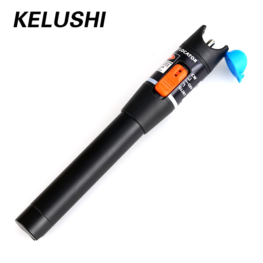 

KELUSHI 10mW Visual Fault Locator red light source Fiber Optic Cable Tester Power Meter Testing Tool 2.5mm ST/SC/ FC Connector