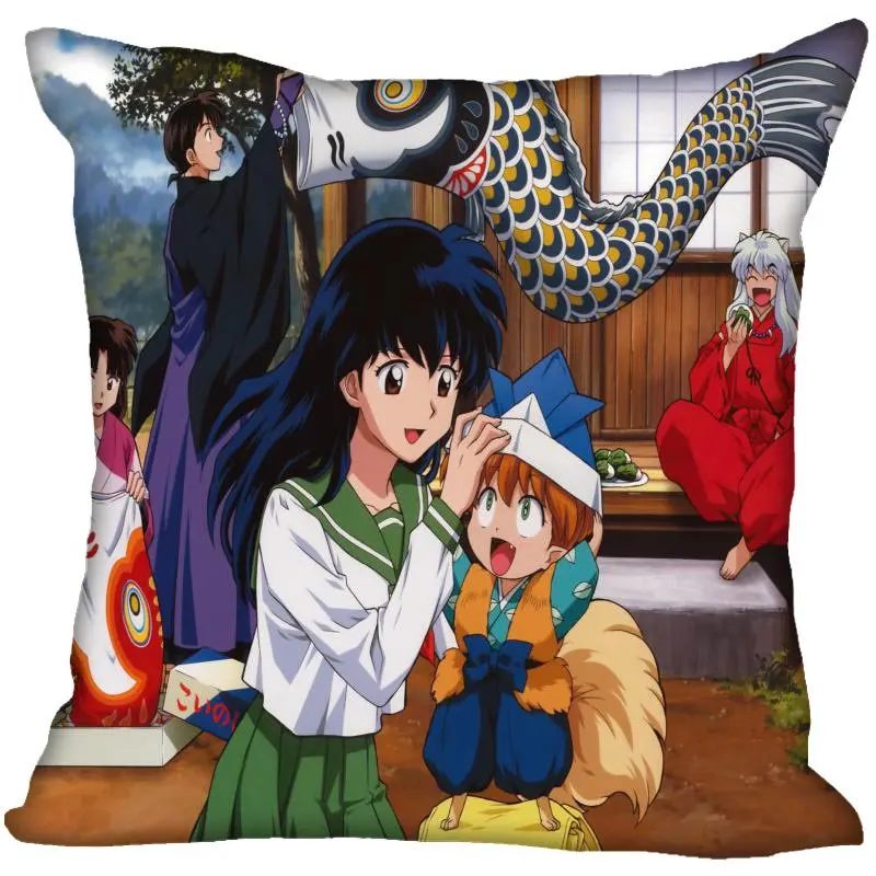 Inuyasha Горячая продажа Аниме Подушка Чехол Высокое качество Новогодняя Наволочка