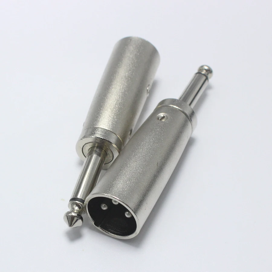 EClyxun 10 шт. высокое качество 3Pin XLR штекер до 1/4 &quot6 35 мм моно для аудио кабеля DJ
