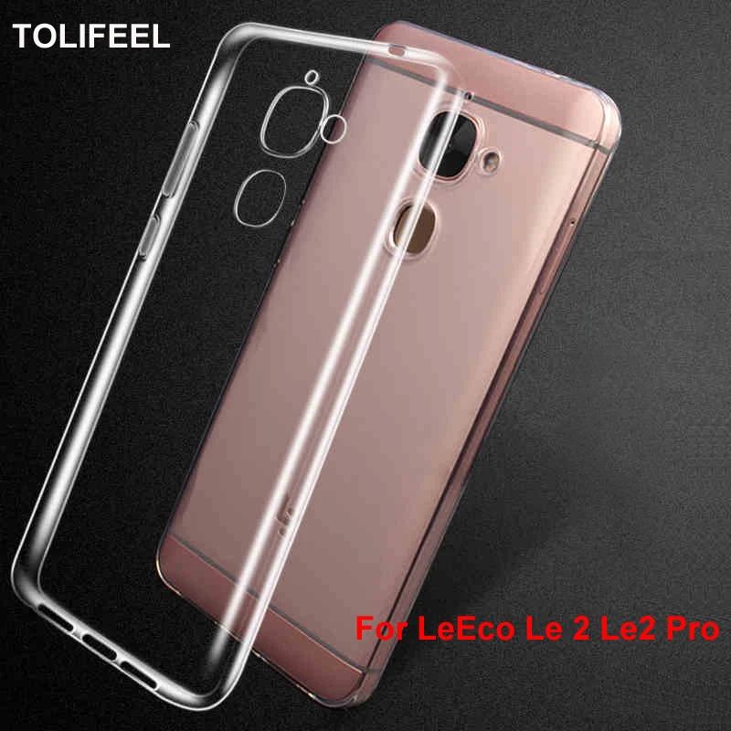 

TOLIFEEL For Letv LeEco Le 2 Pro X527 X620 Case Transparent Ultra-Thin Slim Silicone TPU Cover For Leeco Le 2 Phone Back Cover