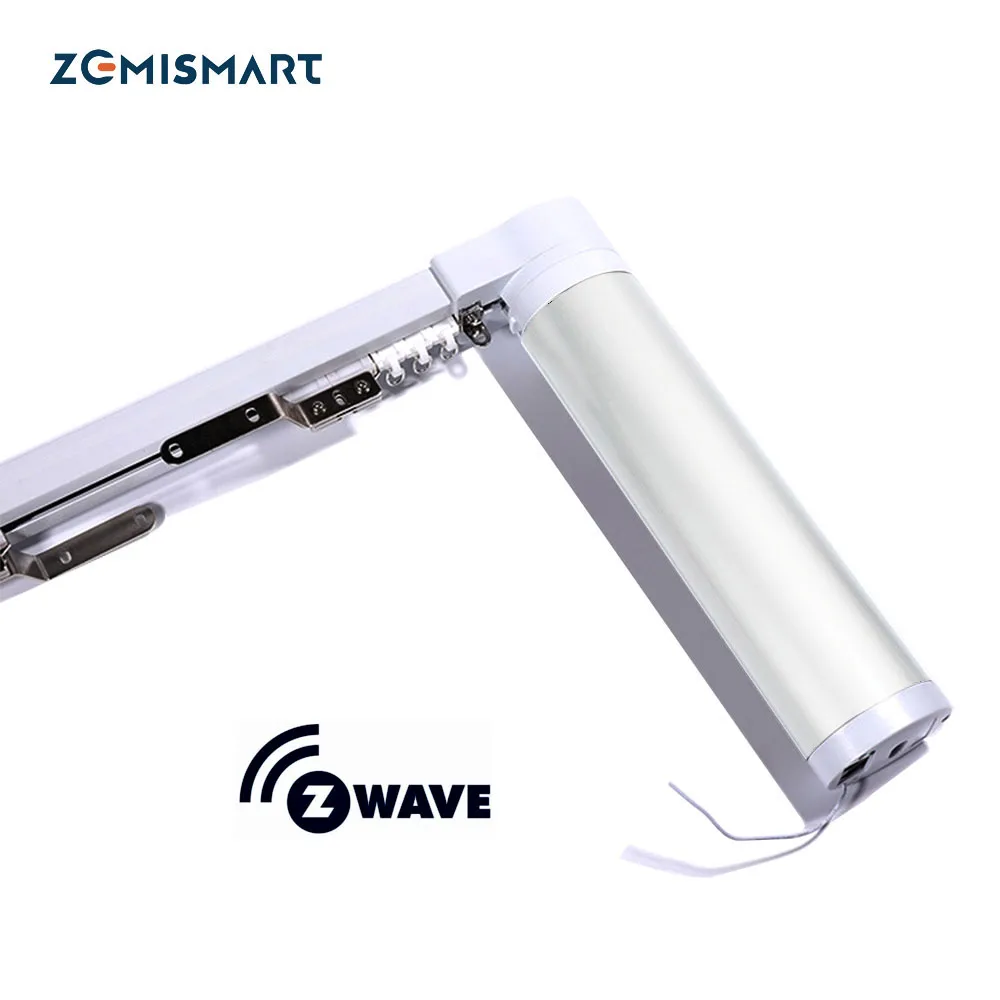 

Z-wave Slide Blind Motor With Track Work With Smartthings APP Push Control Electric Motorized Shade Motor