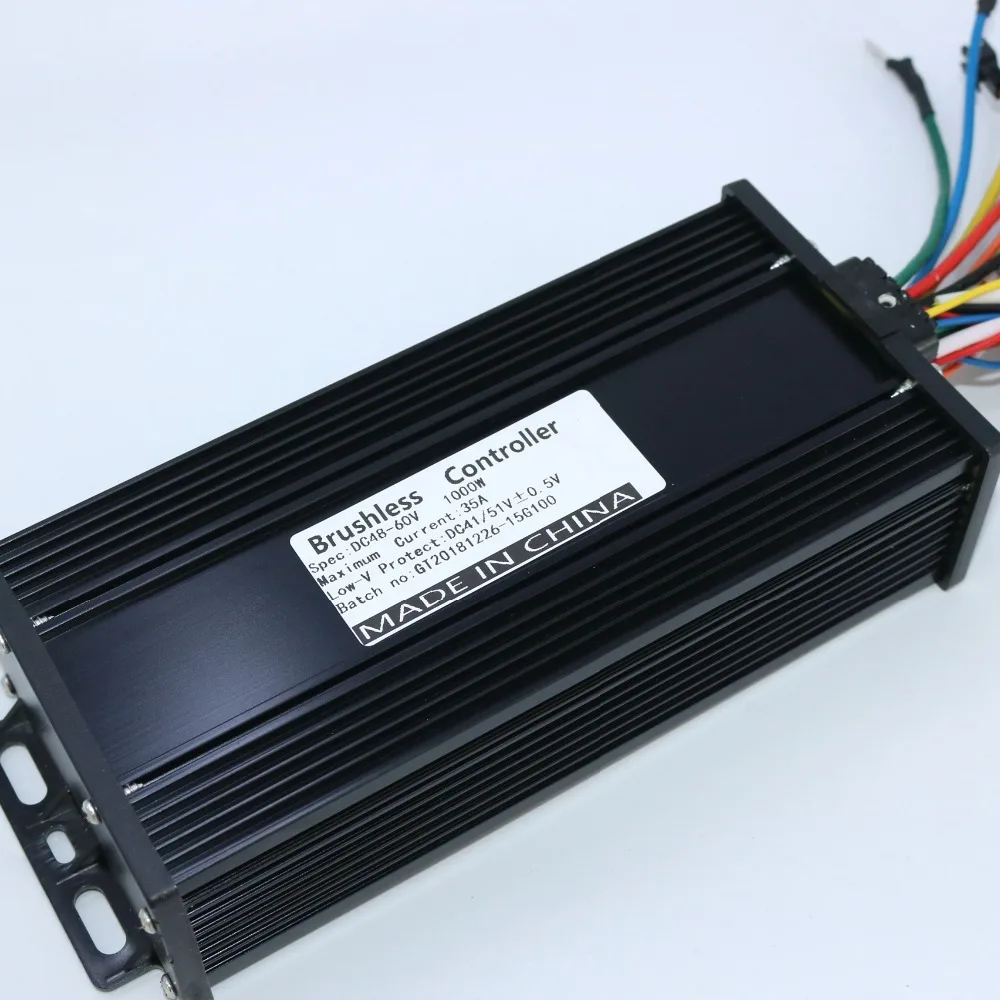 Greentime в черном корпусе 15 Mosfets48/60 V 800 W/1000 W двойной режим датчика/Бессенсорный бесщеточный контроллер постоянного тока без щетки