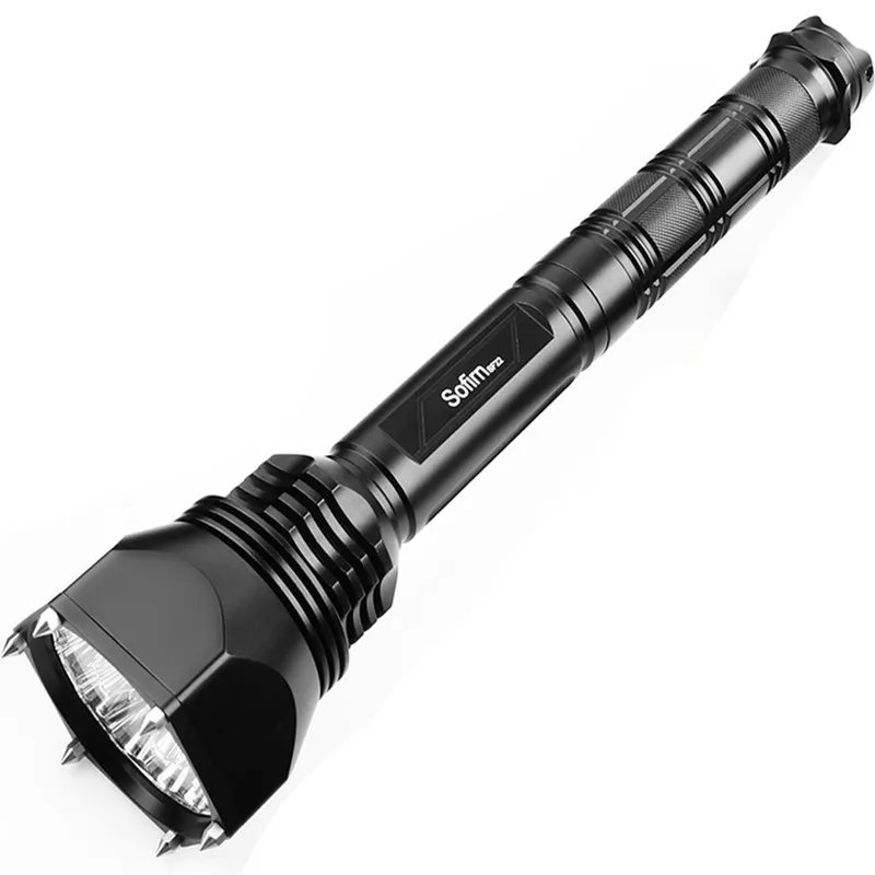 US $81.18 Sofirn SF22 Powerful Mace LED flashlight 18650 Original 18Cree XML2 6000lm Selfdefense Military Tactical Flashlight Adjustable