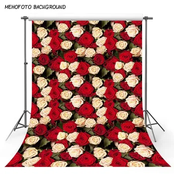 

MEHOFOTO Photography Backdrops Valentine's Day Flower Backdrop Custom Children Photo Background for Photo Studio F-3132