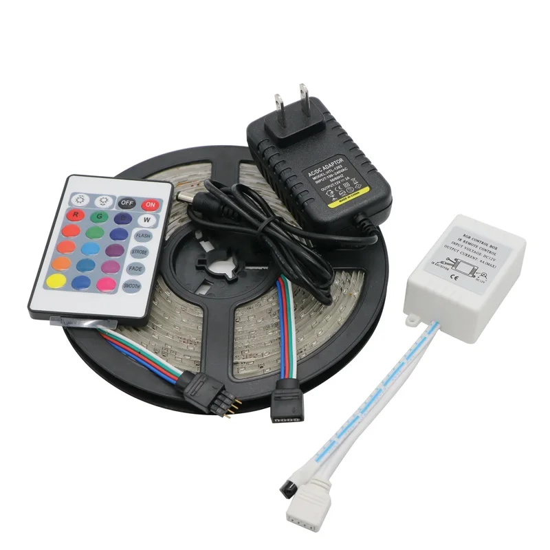 SZYOUMY RGB Светодиодная лента не водонепроницаемая/Водонепроницаемая 5 м 300 + 24 ключа