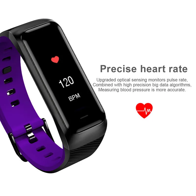 B02 Smart Wristband Waterproof Fitness Tracker Smart Band Blood Pressure Monitor Heart Rate Woman Smart Bracelet