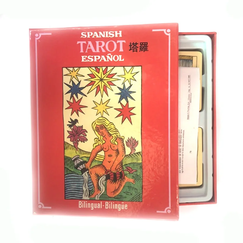 Tarot Board Game Funny Cards Game Classic Spanish Tarot Game with English/French/Spanish Edition Instructions