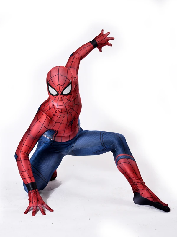 

Homecoming Spiderman Costume 3D Printed Cosplay Zentai Suit Home coming Spider-Man Coser Costumes