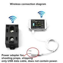 Dc 120 v 50a 100a 200a 300a amperímetro sem fio tensão coulmeter kwh watt bateria do carro medidor de capacidade de monitoramento energia tester