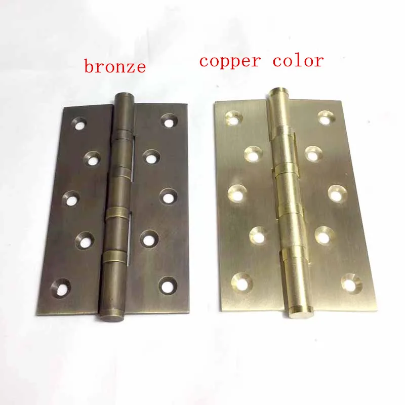 

COTOM 2PCS durable solid brass door hinge door fittings heavy duty hinges for gate an ordinary square hinge