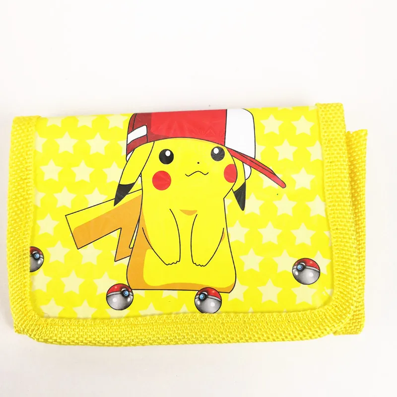 12 шт. 11*8*18 см Pikachu Money Bag Pokemon Go Мини Портмоне кошелек бумажные соломинки для напитков для детей мальчик девочка день рождения украшения