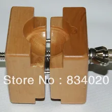 Квадратная деревянная коробка для часов чехол& Движение держатель зажим для ремонта винтажные часы Батарея смены инструмента(Max.65mm