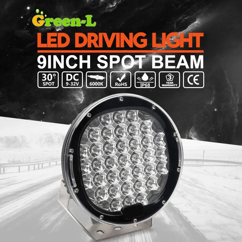 

2pcs 185W 9inch LED Bar Offroad 37pcs LEDS Car Headlight Round 12V 24V Light Bar Work light 4x4 Motorcycle Lamp Fog lights 6500K