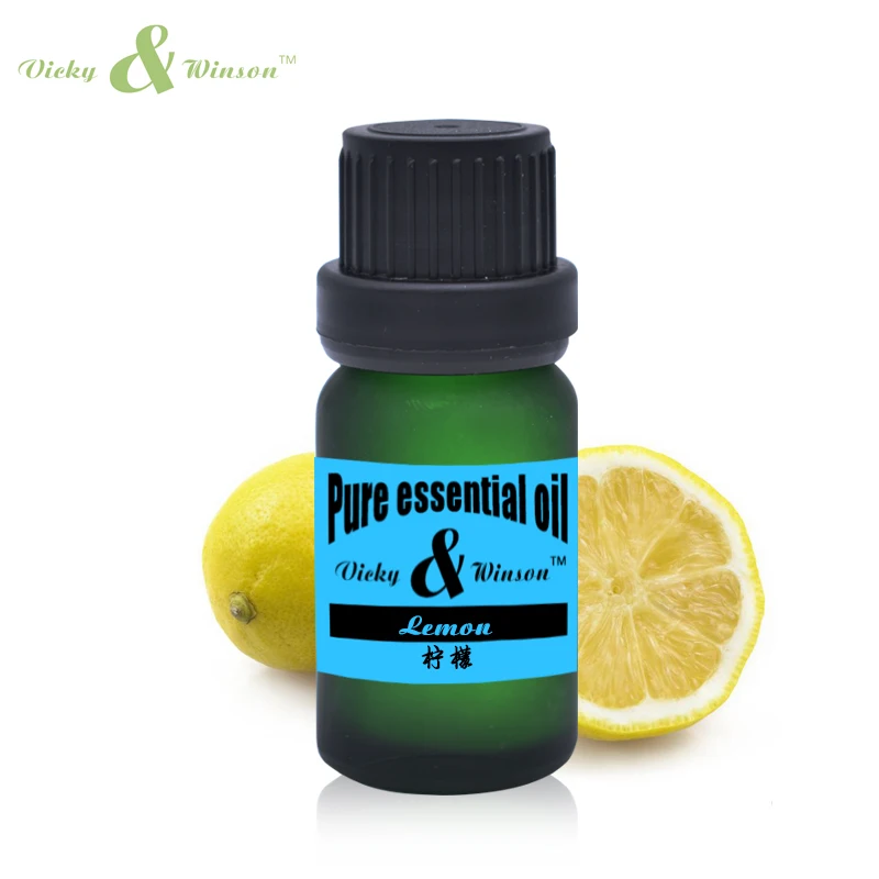 

Vicky&winson Lemon essential oil 10ml pure natural aromatherapy oils Skin whitening Remove halitosis Clean air VWDF30