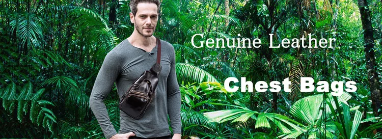 MVA Горячая Распродажа Мужская поясная сумка с 100% натуральной кожи мужская сумка для груди модная мужская сумка на плечо мужские сумки через