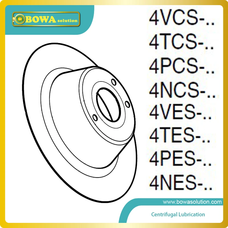 

M4 centrifugal lubrication for middle octagon compressor interchangeable with Bitzer 4VCS, 4TCS, 4PCS and 4NCS compressor parts