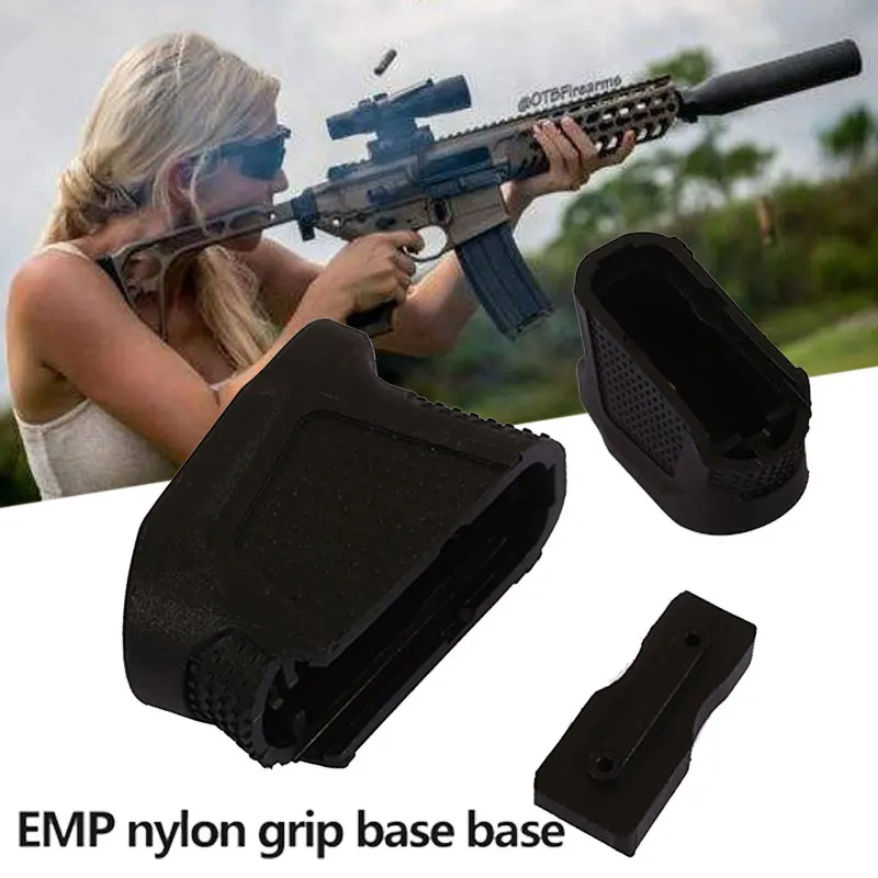 

Black Model 223 Outdoors Tactics Tools Base Enhanced Pistol Base Precise Ammunition Extension Base Rifle Accessories Soldier