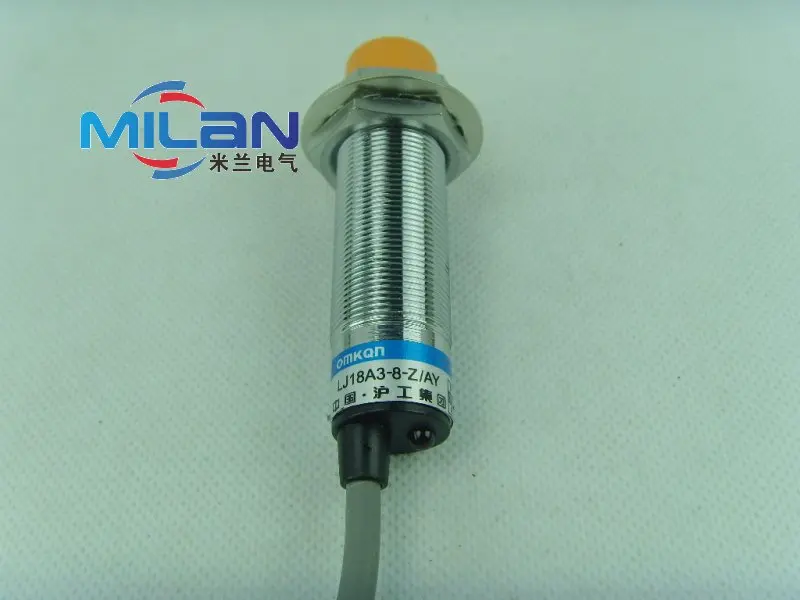 1Pcs M18 Three Wire DC PNP NC 8mm distance measuring Inductive proximity switch sensor LJ18A3-8-Z/AY | Обустройство дома