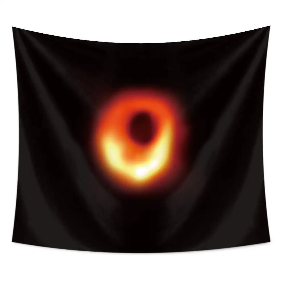 

New decorative cloth black hole polyester fiber is suitable for dining room living room bedroom beautiful astronomy