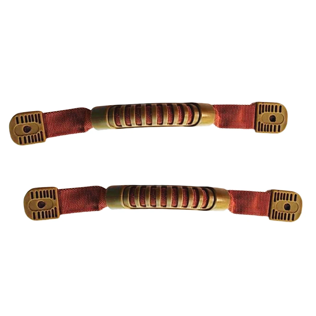 2 Pieces Kayak Canoe Luggage Carry Handle Webbing Hand Fitting Accessories