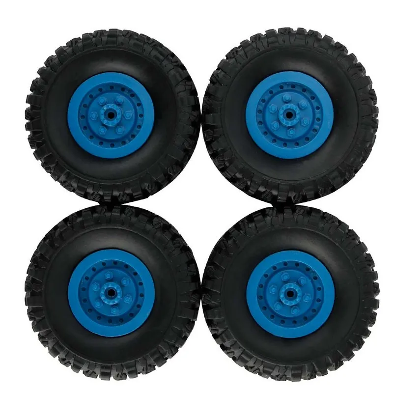 

4PCS WPL RC Car DIY Military Car Tires Accessories & Parts 3D Assembled Truck DIY Model Car Tires For B-1 truck and B-24 truck