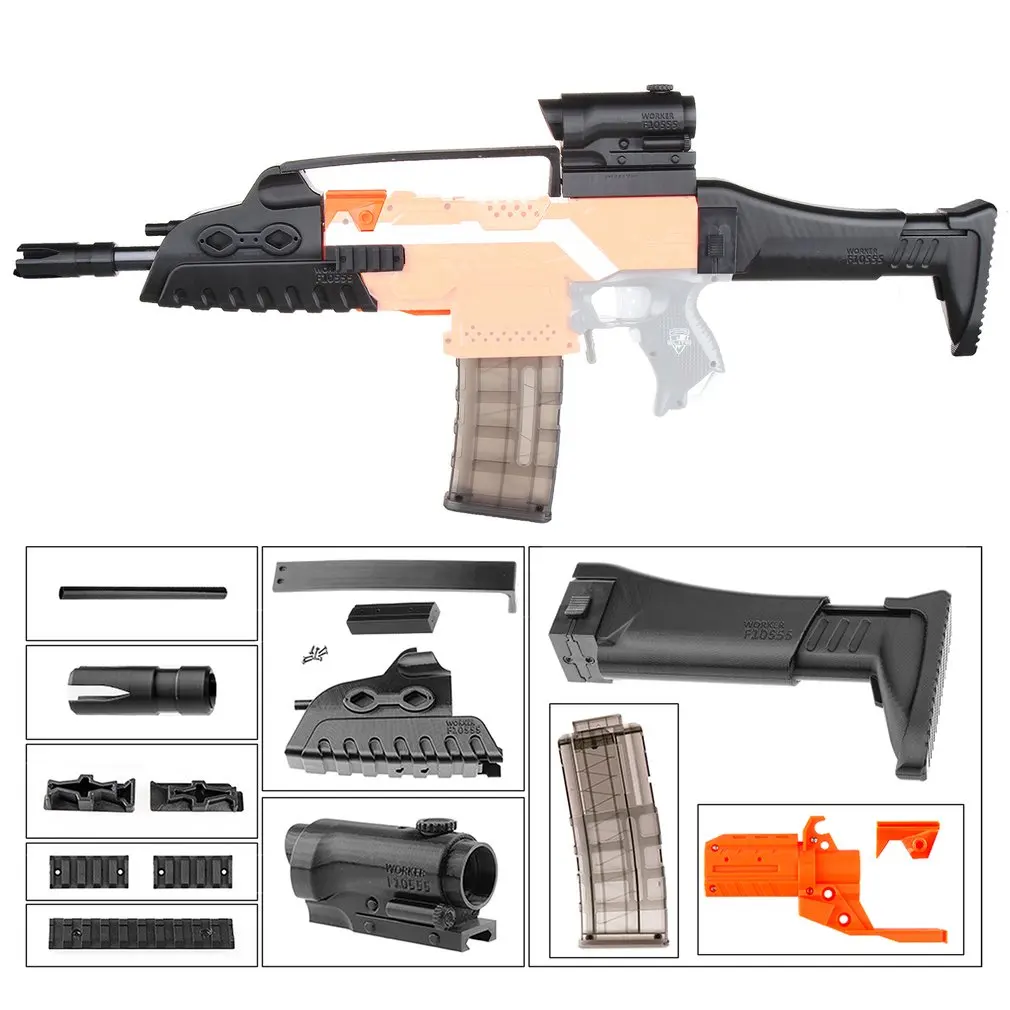 Мод XM8 имитация комплект 3D печать украшения Высокопрочный пластик для Stryfe изменить игрушки для Nerf части пистолет игрушка аксессуар подарок