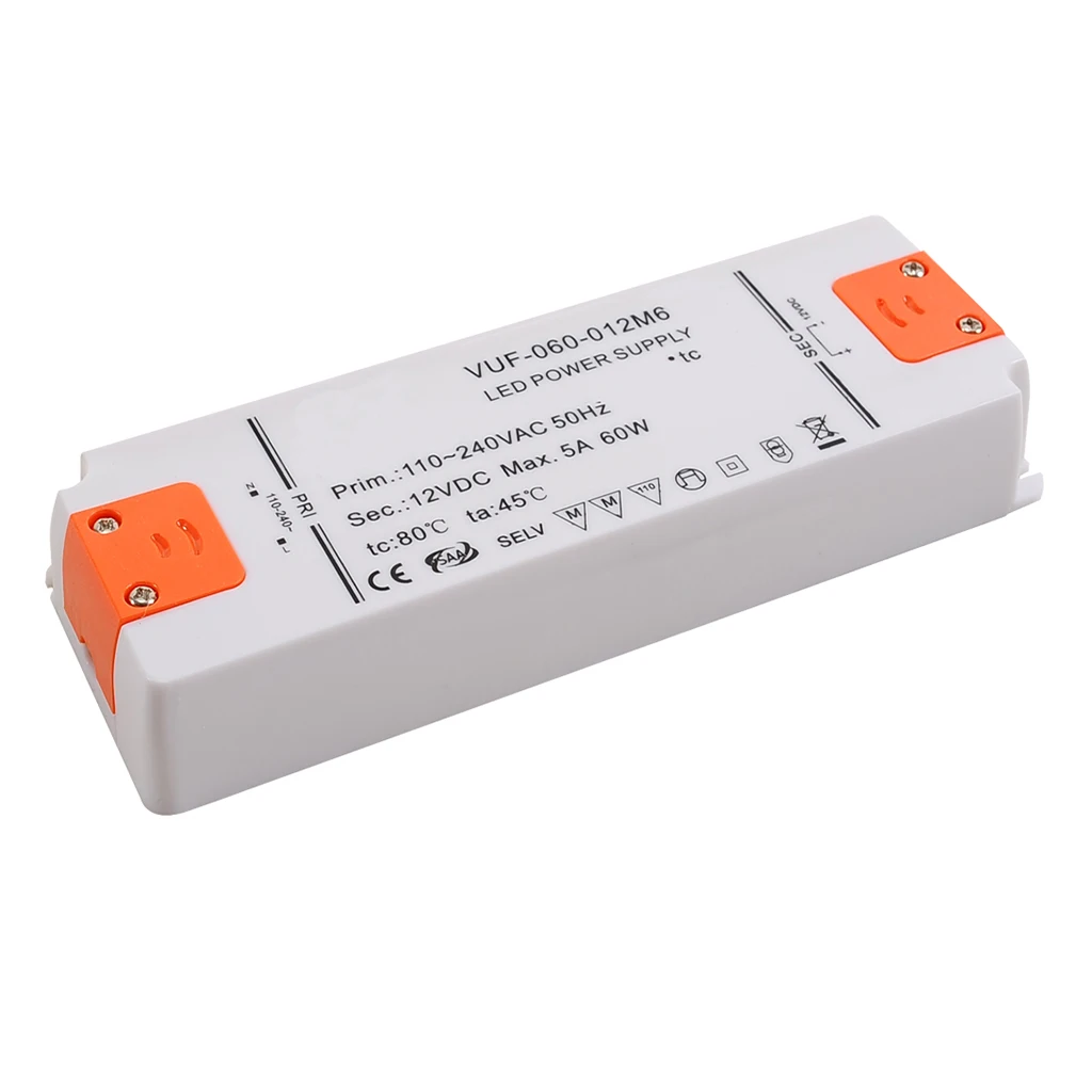 LED Transformer 265V TO DC 12V,Driver Supply Constant Voltage Power for Lights