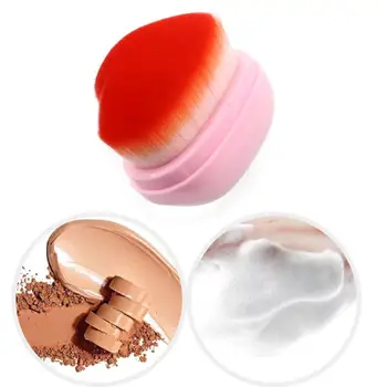 

Women's Fashion Heart-Shaped Makeup Brush Fishtail Bottom Brush 0705