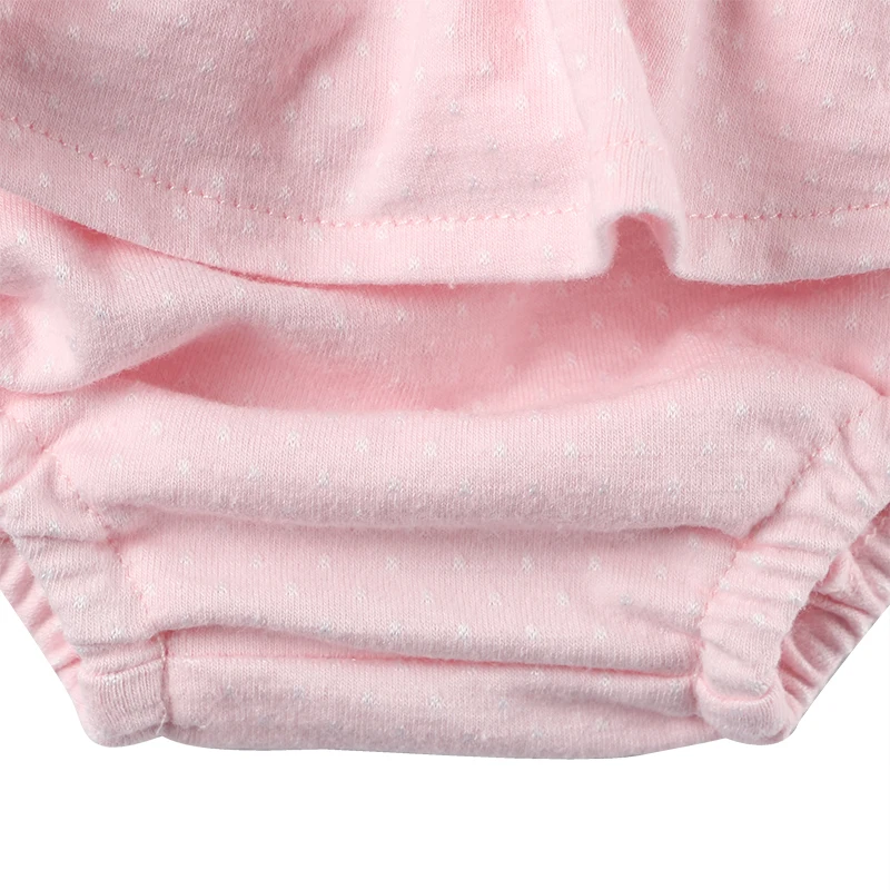 Kaiya Angel/шаровары для новорожденных; однотонные шорты в белый горошек с оборками; модная летняя одежда для маленьких девочек;