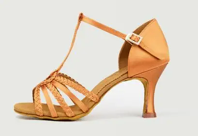 Ballroom Latin Dance Shoes High Heel Sneakers Women Jazz Shoe Soft Sole Customized Diamond Shoelace Factory Spring 