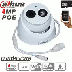 Dahua IPC-HDW4433C-A 4MP камера с подсветкой Встроенный микрофон IR 50 м Сетевая ip-камера Поддержка POE Замена IPC-HDW4431C-A камера видеонаблюдения