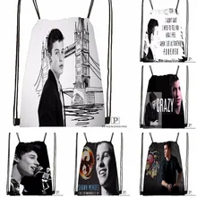 Custom Shawn Mendes Drawstring Backpack Bag Cute Daypack Kids Satchel (Black Back) 31x40cm#180531-02-04