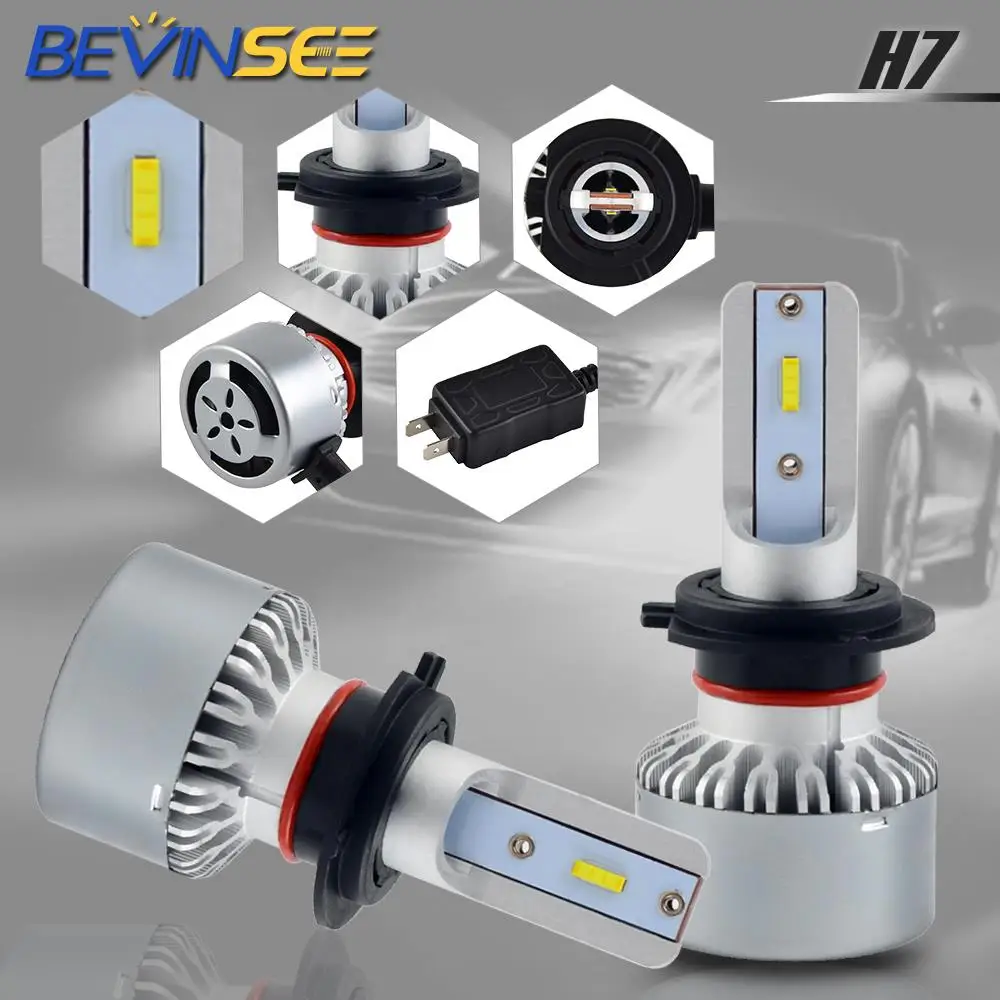 NICECNC H7 Headlight Lamp 12V White LED For BMW 128i 135i 328i 328i