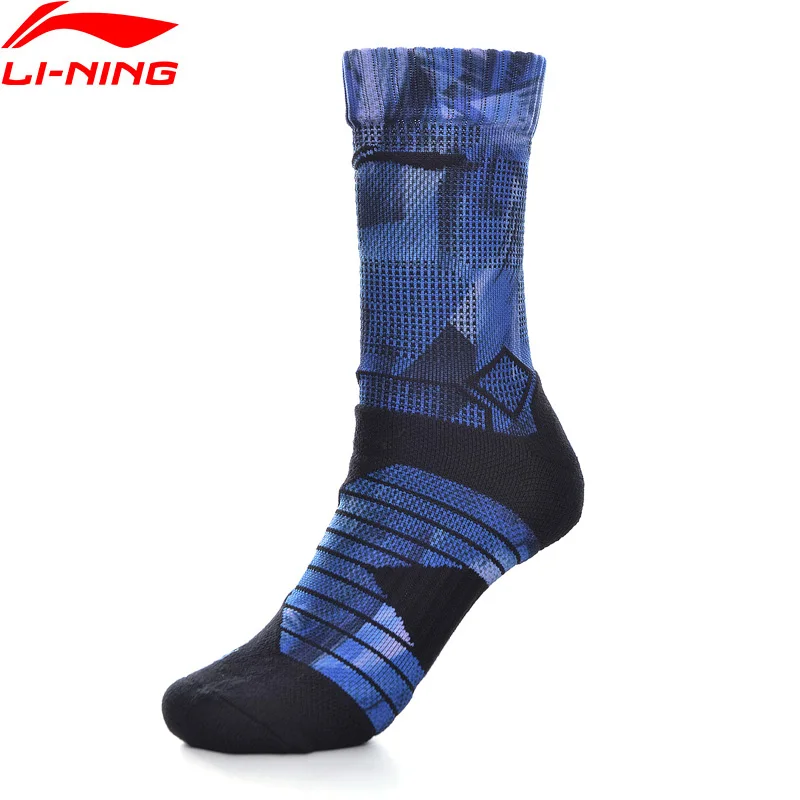 Li-Ning мужские спортивные носки для бадминтона 24-26 см 51.8% полиэстер 44.7% хлопок 3.5%