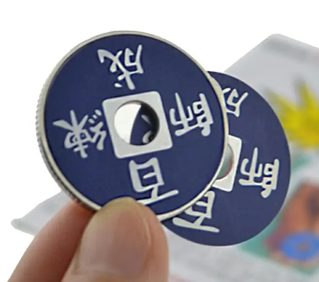 Китайская Монета Изменение Цвета Волшебные трюки маг крупным планом Иллюзия проп трюк аксессуары ментализм 3 цвета монеты Изменение Магия