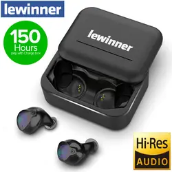 Lewinner V10 Беспроводной наушники-вкладыши TWS Bluetooth 5,0 наушники 3D стерео Hi-Fi спортивные наушники-капельки дляимузыка гарнитура Bluetooth с зарядным