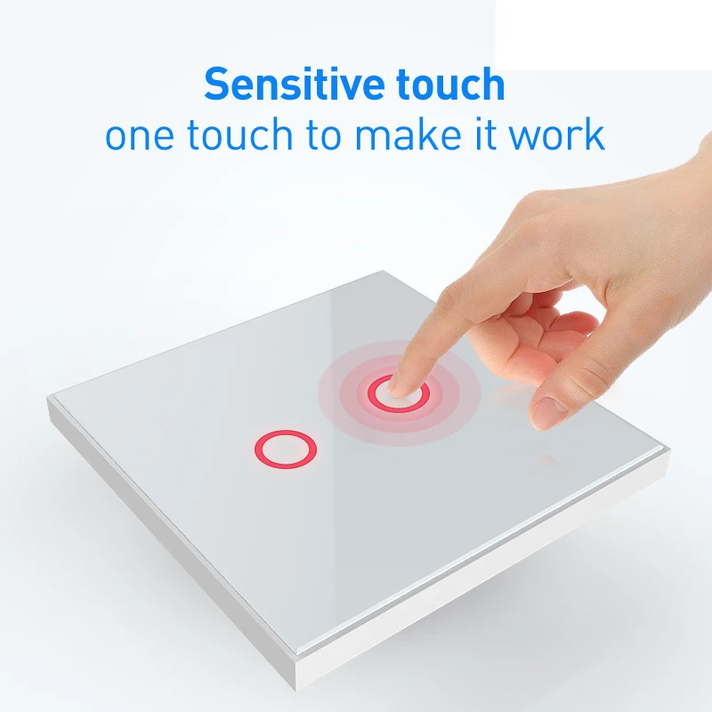 NEO Coolcam Smart Home Z-Wave 1CH EU Wall Switch Sensor Compatible with Z-wave 300 series and 500 series Home Automation