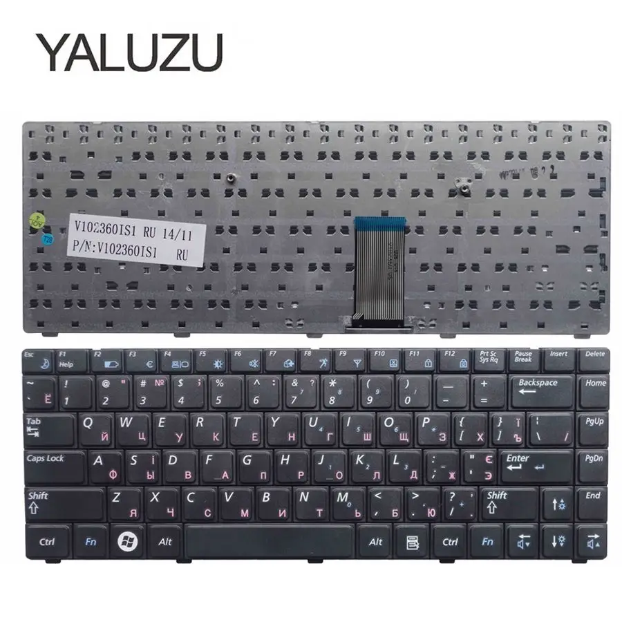 

YALUZU RU Keyboard for Samsung R462 RV410 R467 R470 R465 R440 R429 R463 R468 R428 P467 V102360IS1 Black laptop keyboard replace