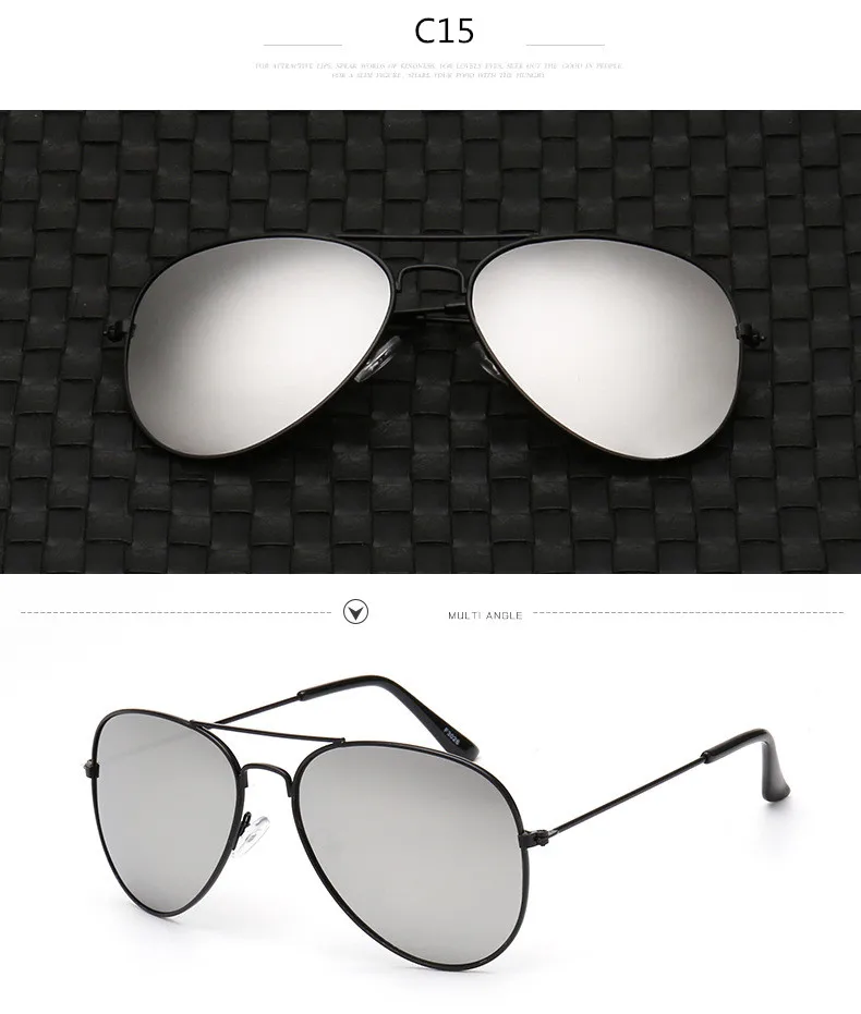 Sunglasses Men's Vintage Sunglasses Ms Frame Glare Pilot 19 