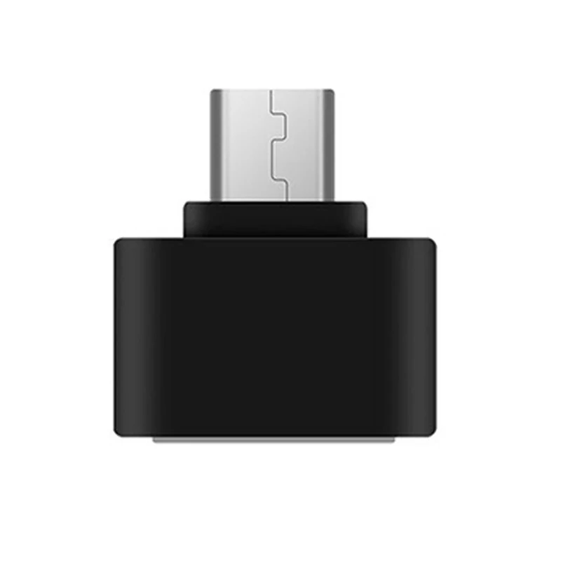 Адаптер с разъемом type-C и USB OTG конвертер USB 3,0 адаптер с разъемом type-C USB-C для зарядки и синхронизации для samsung S8 huawei Mate9 - Цвет: Черный