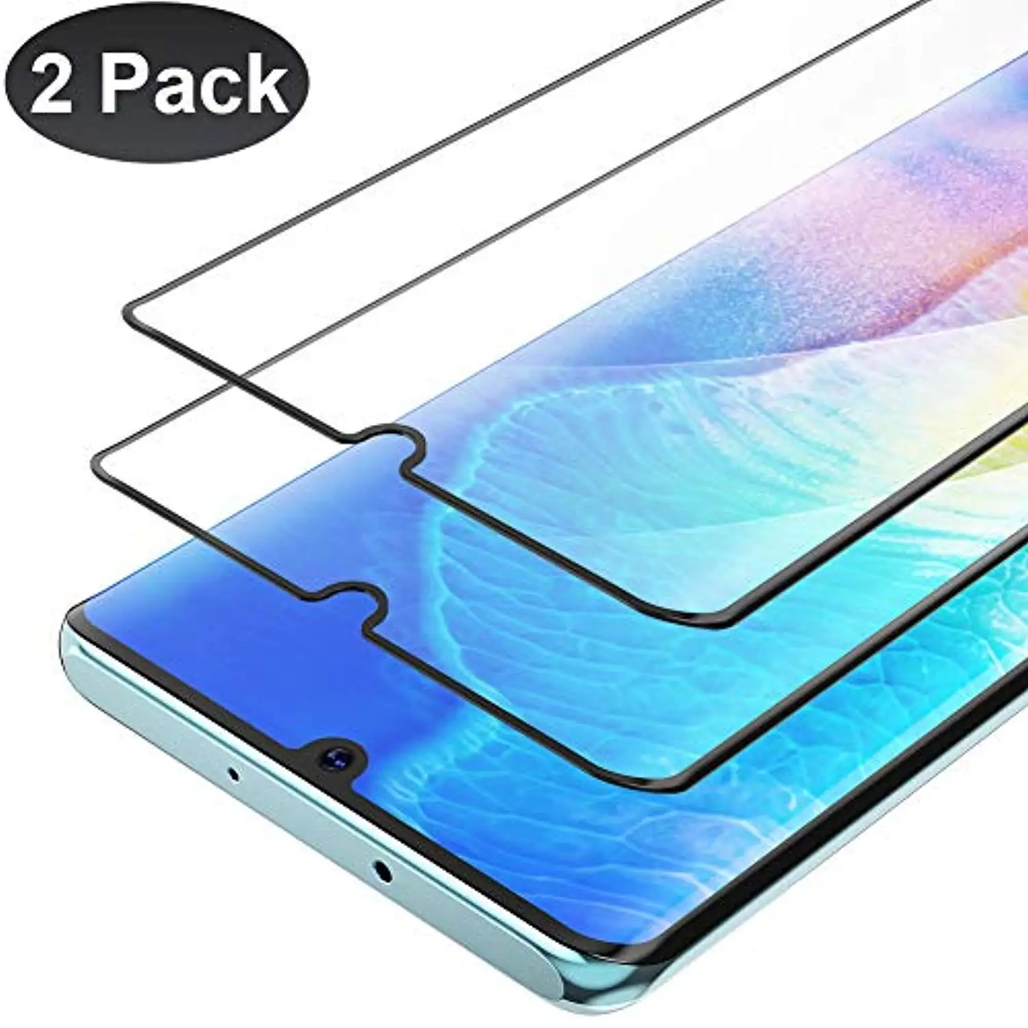 

2 pcs Screen Protector for Huawei P30 Pro P20 Lite Mate 20 Tempered Glass Curve Front Full Edge Flim Mate 20 Pro Glass