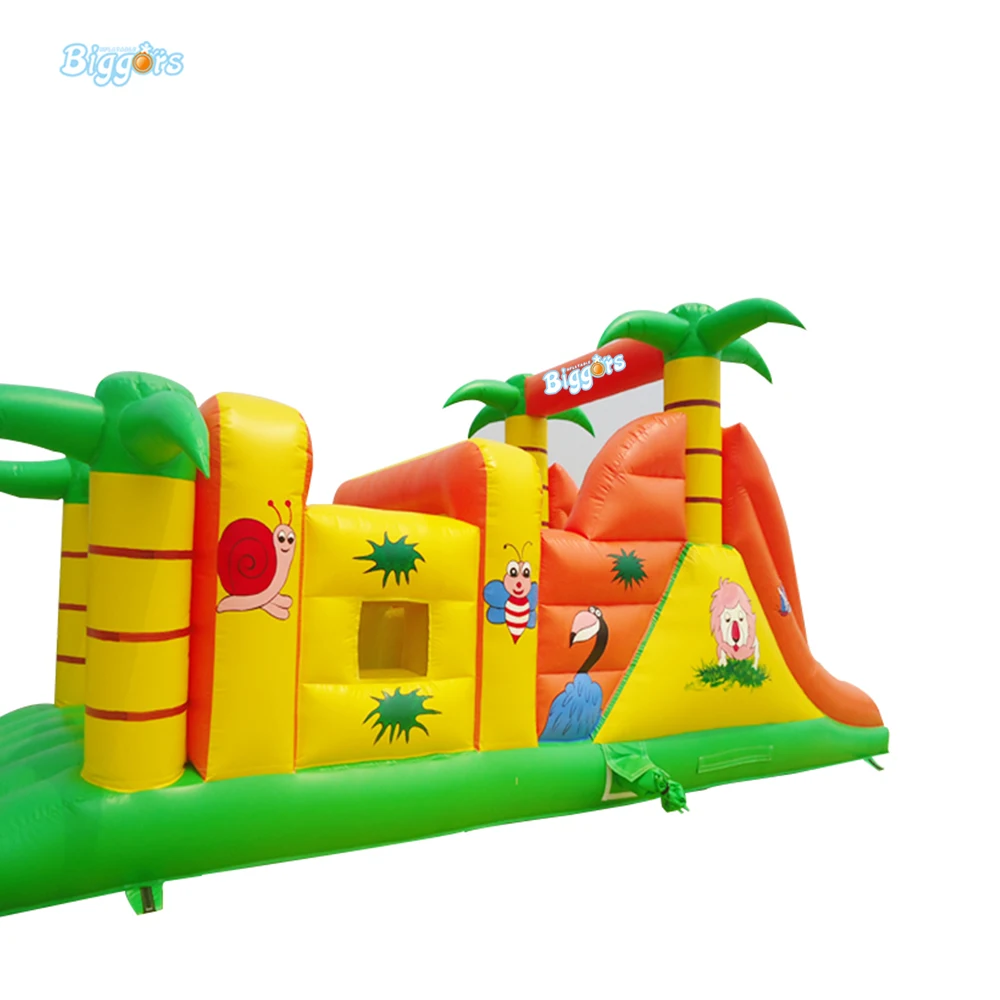 FREE SHIPPING BY SEA Factory Direct Inflatable Bouncer Inflatable Obstacle Course For Children
