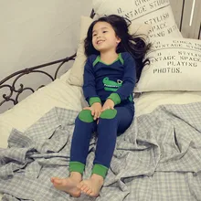 Long sleeve sleepwear Boys And Girls underwear autumn Pajamas pullover Shirt Kids Girl lounge Pajama Set
