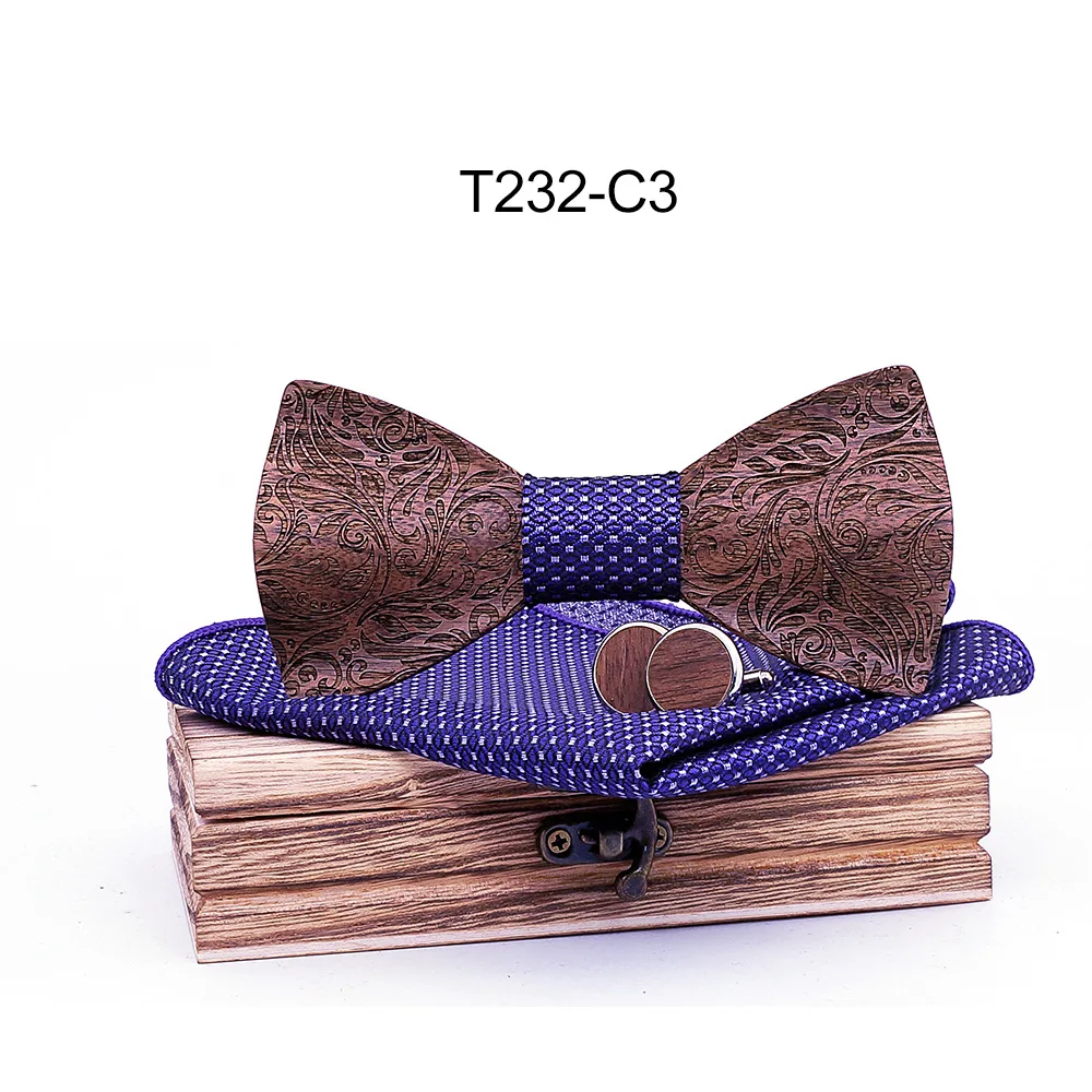 3D черный из орехового дерева галстук Взрывные модели в Европе и Америке поперечный галстук мужские свадебные аксессуары Пользовательский