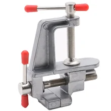 35 мм 1 шт. мини-инструмент тиски алюминиевый маленький зажим на стол хобби ювелира Настольный инструмент