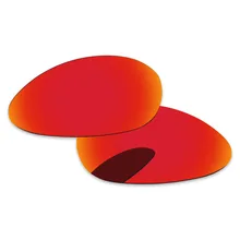 Противопожарные красные зеркальные поляризованные Сменные линзы для C проволоки 1,0 солнцезащитные очки в оправе UVA и UVB Защита