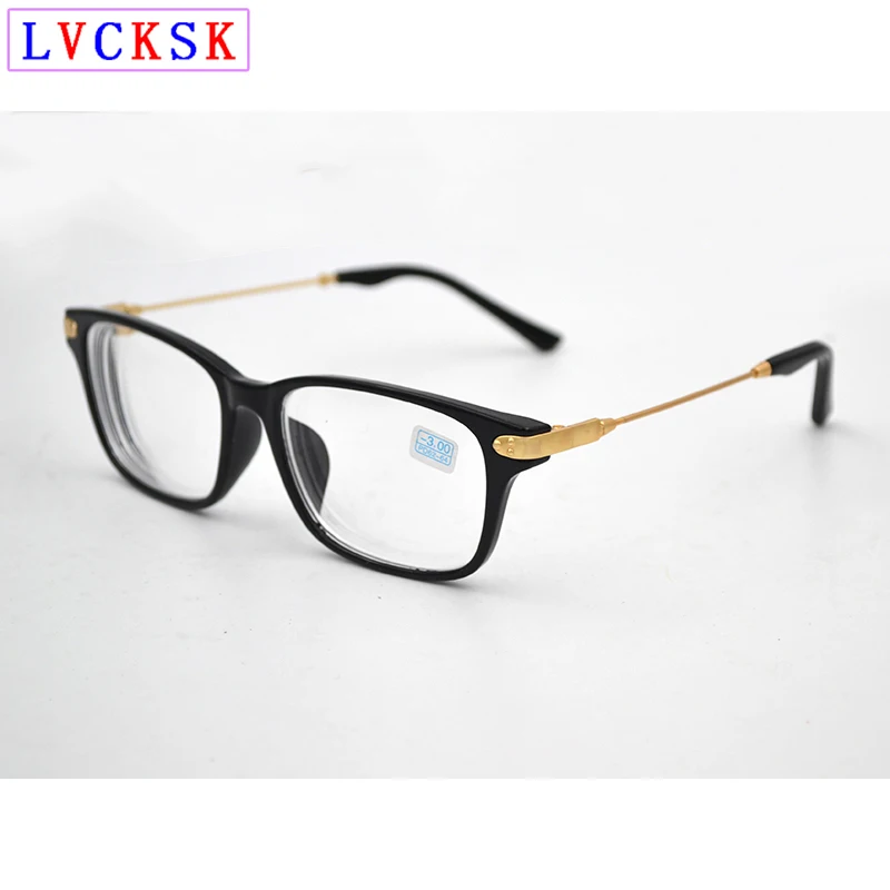 

Women Finished Myopia Glasses Female Shorted Sighted Spectacles PC+Metal Fashion Square Frames Nearsighted Eyeglasses -1 to-4 L3