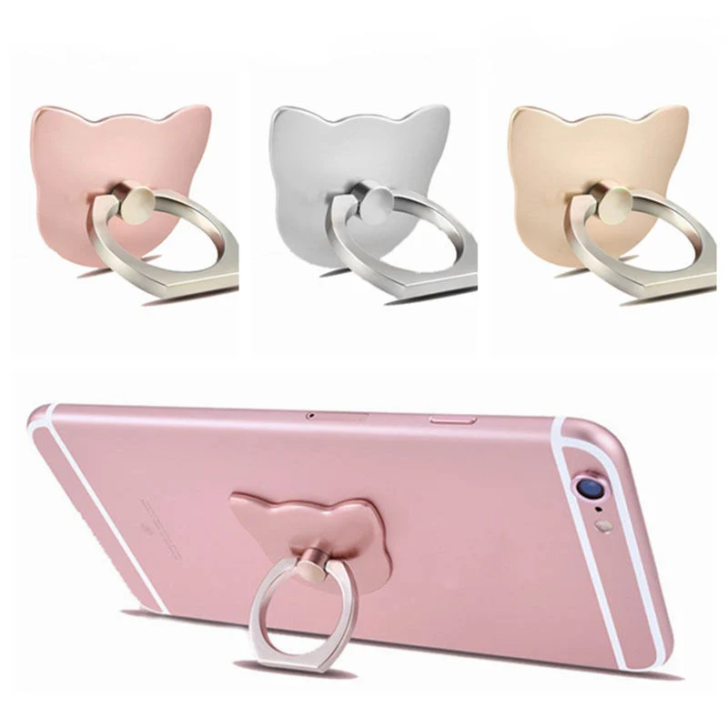 

Finger Ring Mobile Phone Smartphone Stand Holder For iPhone X 8 7 6 6S Plus 5S Smart Phone Stand Ring Holder Universal Ring Clip